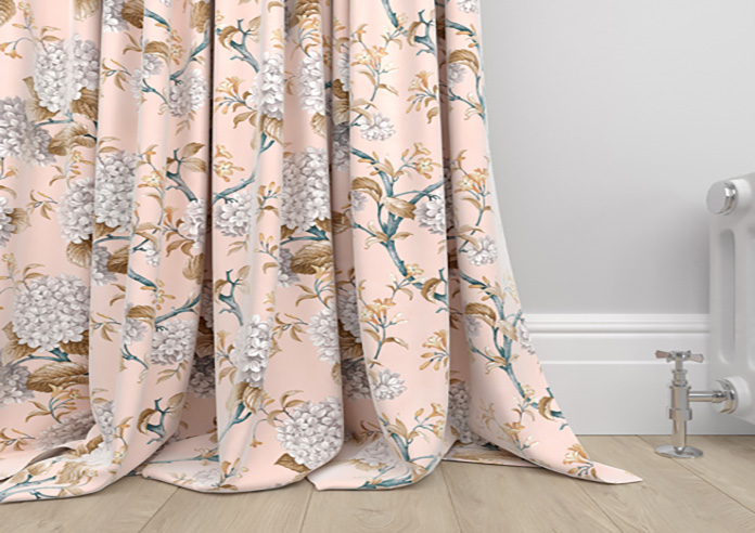 Bouquet Velvet, Soft Apricot - Made to Measure Curtain - Image 6